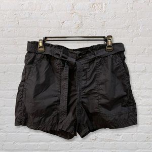 Lou & Grey navy paperbag cotton shorts